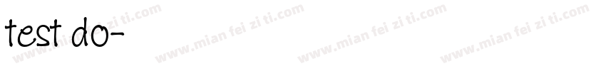 test do字体转换